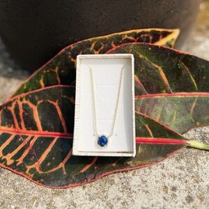 Kendra Scott Blue and Gold Necklace